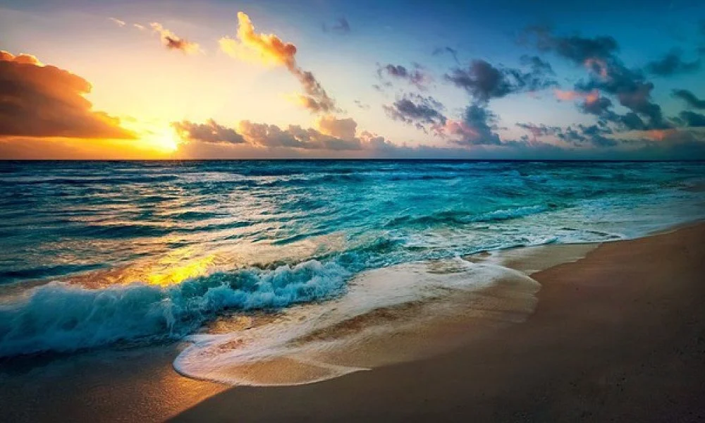 beach scene